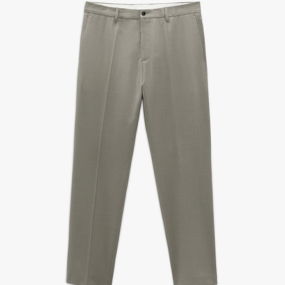 ZARA STRAIGHT TROUSERS GRAY SIZE 29  0706/481/832